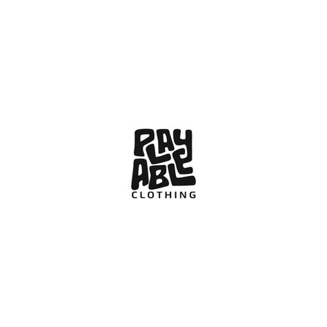 Designs | PLAYABLE Clothing - urban kids’ clothing brand | Logo design contest Simple Logo For Clothing Brand, Logo For Production Company, Clothes Shop Logo Design Ideas, Cool Clothing Brand Logos, Tshirt Company Logo, Cloth Brand Logo Design, Local Brand Logo, Logo For Brand Clothes, Logos Clothing Brand