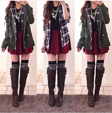 Cute Plaid Flannel Shirt Outfit, Mode Poses, Stile Casual Chic, Kawaii Clothes, Edgy Outfits, Teen Fashion Outfits, Amelie, Cute Casual Outfits, Cute Fashion