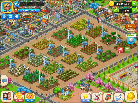 Township Design Ideas Farm, Township Game Layout Ideas Beginner, Township Game Layout Ideas, Town Ship Design, Game Layout, Hayday Farm Design, Room Checklist, Ship Ideas, Kawaii Home