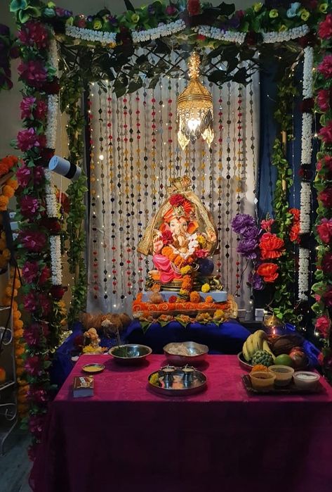 Ganpati Bappa Morya Ganpati Celebration, Ganpati Bappa Morya, Decoration For Ganpati, Bappa Morya, Bestest Friend Quotes, Ganpati Decoration, 2023 Vision, Bestest Friend, Ganpati Bappa