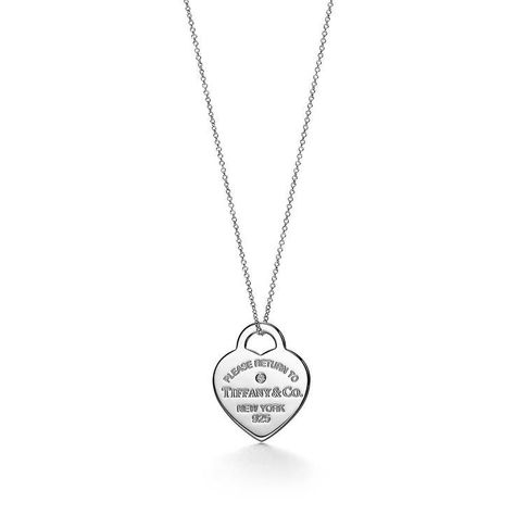 Colar Tiffany E Co, Van Cleef And Arpels Jewelry, Silver Jewlery, Tiffany And Co Necklace, Return To Tiffany, Heart Tag, Jewelry Accessories Ideas, Jewelry Lookbook, Tiffany And Co