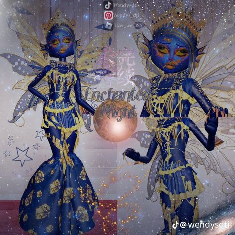 Enchanted Night Dti, Enchanted Night Dress To Impress, Enchanted Night, Dti Outfits, Royale High, Roblox Codes, Do You Like It, Themed Outfits, Night Outfits