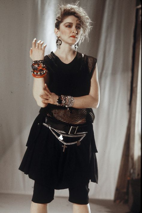 EarlyMadonna 80s Madonna Fashion, Madonna Fancy Dress, Madonna 80s Outfit, Madonna 80s Fashion, Madonna Outfits, 80s Outfit Ideas, 1980s Madonna, Madonna Dress, 40s Mode