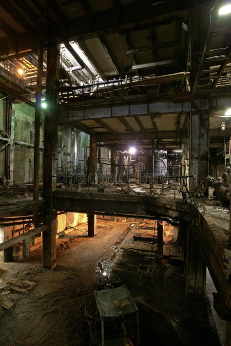 Old abandoned factory. Interior of old abandoned factory , #SPONSORED, #abandoned, #factory, #Interior #ad Abandoned Factories, Calendar Shoot, Abandoned Warehouse, Abandoned Hotels, Factory Interior, Old Abandoned Buildings, Factory Architecture, Creepy Places, Minecraft Interior Design