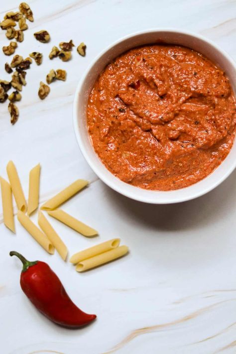 Pesto Calabrese Roasted Red Pepper Pesto, Red Pepper Pesto, Pepper Pesto, Crudite Platter, Calabrian Chili, Hoagie Rolls, Steam Veggies, Walnut Recipes, How To Make Pesto