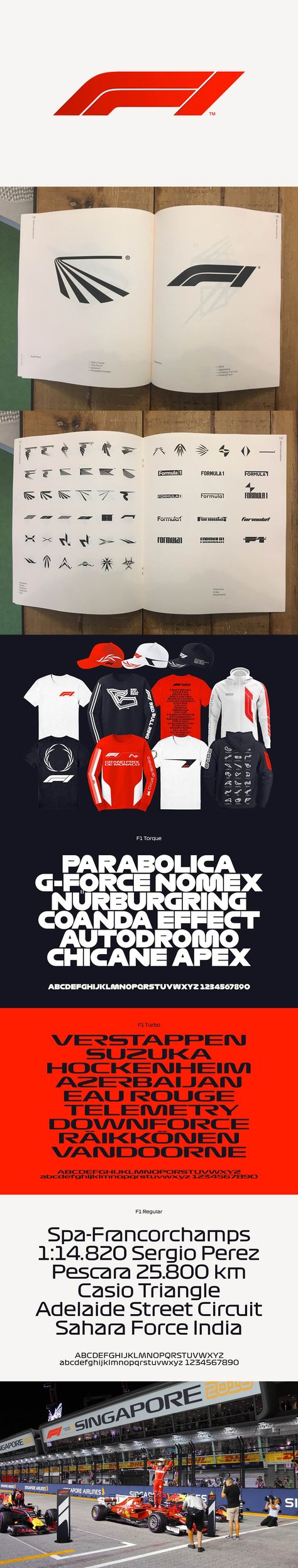 F1 Branding, Sports Writing, F1 Logo, Fast Logo, F1 Merch, Logo And Identity, Creative Review, One Logo, Typeface Design