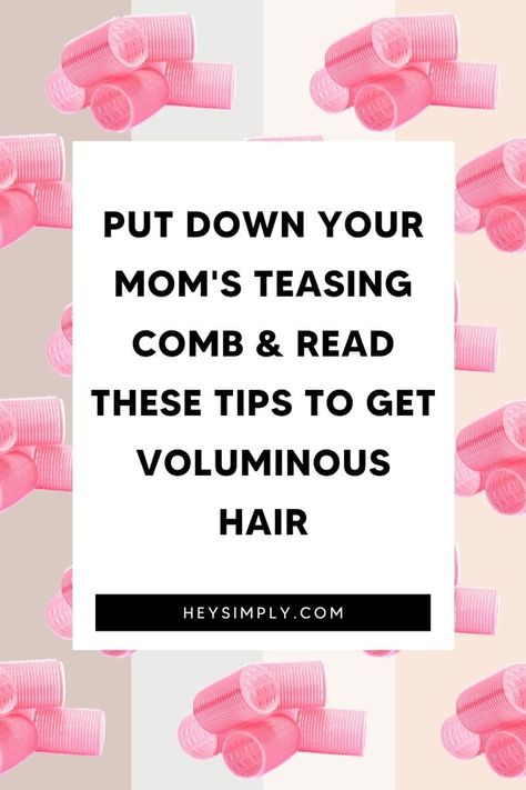 More Volume In Hair, How To Get Volume In Hair, Volume Hair Styles, How To Add Volume To Hair, Add Volume To Flat Hair, It Hairstyles, Add Volume To Hair, Volumized Hair, Hairstyles Girl