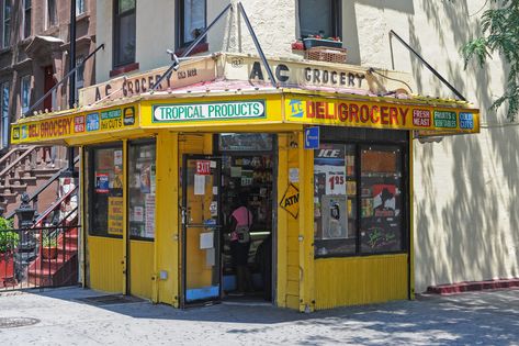 Brooklyn Bodega, AC Grocery | Shawn Hoke | Flickr Shopping In New York, Landscape Reference, City Lifestyle, New York Aesthetic, Shop Fronts, On The Corner, Supper Club, Upstate New York, Brutalism