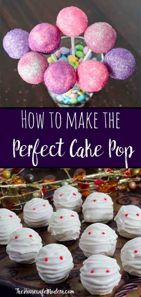 How to make perfect cake pops. All the little tips and tricks you need to know. After extensive testing, I have developed the perfect cake pop. #cakepop #cakebite #howto Cake Pops With Store Bought Cake, Cake Pop Designs Birthday, 20 Cake, Perfect Cake Pops, House Buying, Cake Pop Molds, Cake Pops How To Make, Ricotta Cake, Easter Brunch Food