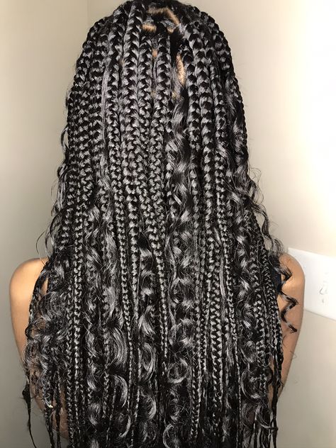 Bohemian Box Braids, Braids Medium, Goddess Braids Hairstyles, Braids Styles, Box Braids Hairstyles For Black Women, Braids Hairstyles Pictures, Cute Box Braids Hairstyles, Twist Braid Hairstyles, Protective Hairstyles Braids