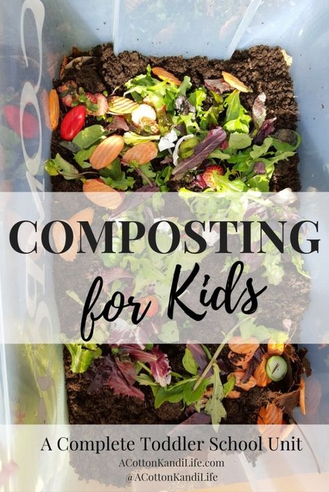 Toddler Gardening, Toddler Garden, Gardening With Kids, How To Compost, Start A Garden, Preschool Garden, Toddler School, Organic Vegetable Garden, Garden Compost