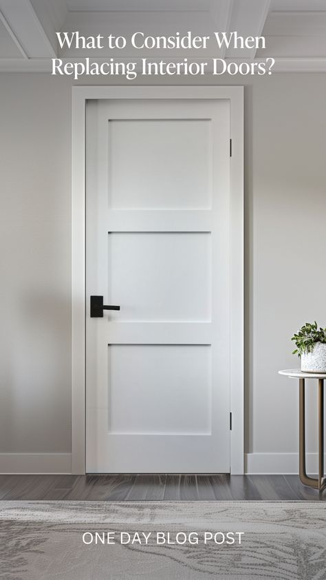 The right doors do more than open and close—they set the tone, block out noise, and make life flow effortlessly. ✨🚪 

With our precise 3D scanning and flawless finishes, your perfect door upgrade happens in just one day—no mess, no stress. 🏡💫 

#OneDayDoors #EffortlessUpgrade Updated Interior Doors, Modern Farmhouse Doors Interior, Types Of Doors Interior, Modern Door Design Interior, Interior Doors Ideas, Update Interior Doors, New Interior Doors, Interior Doors Styles, Replacing Interior Doors