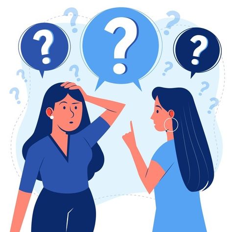 Question Illustration, Question Mark Background, Communication Pictures, Character Questions, Ask A Question, Asking Questions, Creative Poster Design, Instagram Frame, Line Illustration