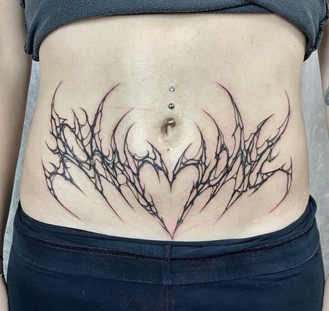 Sharp Heart Tattoo, Sharp Line Tattoo, Emo Heart Tattoo, Sharp Tattoo Designs, Spiky Tattoos, Sharp Tattoo, Cybersigil Tattoo, Swag Tattoo, Emo Tattoos