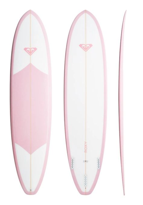 Roxy Surfboard, Roxy Minimal #surfing #surfboard #surf Pink Paddle Board, Girly Surfboard, Roxy Surfboards, Surfboard Widget, Surf Boards Aesthetic, Aesthetic Surfboard, Pink Surf Board, Pink Surfboard, Foam Surfboard