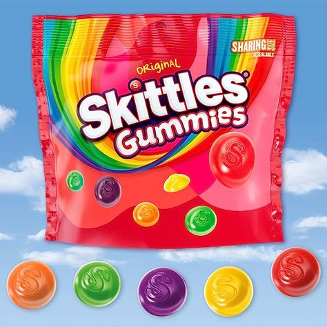 Skittles Gummies, Skittles Candy, Candy Drawing, Candy Stand, Popular Candy, Candy Club, Gummy Worms, Chewy Candy, Candy Dispenser