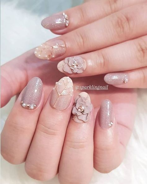 Art Tips And Tricks, Creative Nail Ideas, Bridal Nails Designs, 3d Nail Art Designs, Nails Art Ideas, Art Challenges, Bridal Nail Art, Nail Art For Beginners, Nail Art Techniques