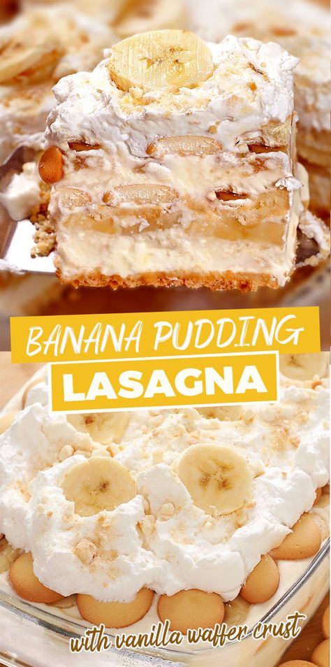 Bake Banana, No Bake Banana Pudding, Pudding Flavors, Banana Dessert Recipes, Nilla Wafers, Layered Desserts, Banana Dessert, Pure Vanilla, Baked Banana