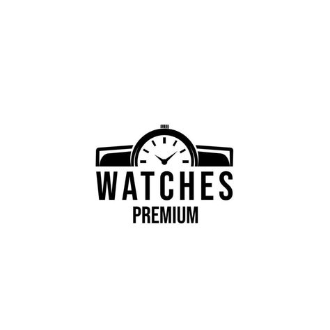 Watch classic logo icon design Watches Logo Design Ideas, Watch Logo Design Creative, Logo Watch Design, Watch Logo Design Ideas, Watch Icon Logo, Watch Graphic Design, Watch Brand Logo, Maintenance Logo, Pakistan Pictures