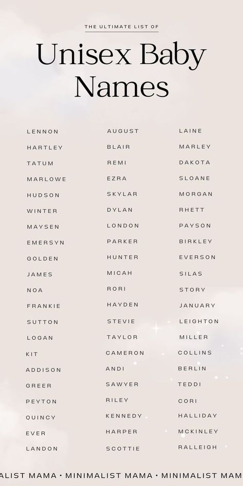 Searching for cute baby names, but don't love all the frou-frou options out there? These super cool 'boy names for a girl' are actually FLYING up the baby name charts - and I bet you didn't even realize! Save these gender neutral baby names to your list of baby names *today*! Greek Boy Names, Italian Boy Names, Unique Gender Neutral Names, Cool Last Names, List Of Baby Names, Western Baby Names, Gender Neutral Baby Names, Neutral Baby Names, Country Boy Names