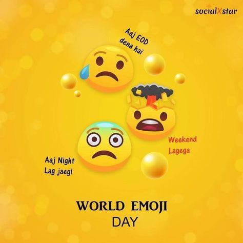 Which one is your emoji?😜 . 🌟Happy World Emoji Day🌟 . . . #worldemojiday #emojiday #makeyouremoji #emojischallenge #smilemore #agnecylife #marketingagency #socialmediamarketingagency #brandingexpert #socialmediastrategy #digitalmarketingagency #socialxstar Emoji Happy, Emoji Day, World Emoji, World Emoji Day, Social Media Marketing Agency, Tv Ads, Creative Ads, Ads Creative, Which One Are You