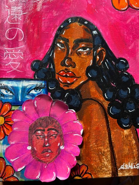 Surreal Black Art, Afro Surrealism, Painting Motivation, Born Sinner, Afrofuturism Art, Hippie Painting, Animation Art Sketches, Art Matters, Black Art Painting