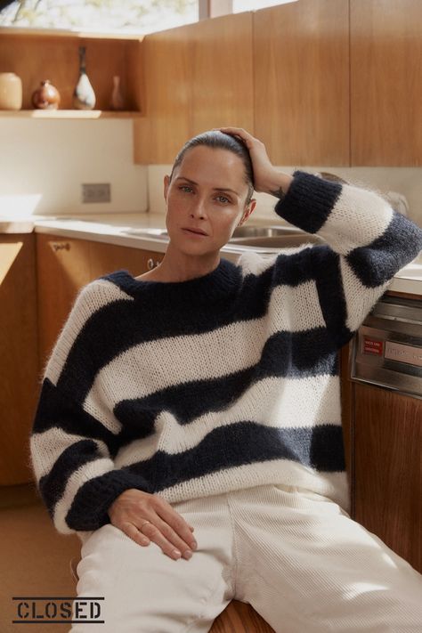 Tasha Tilberg Closed Fall 2019 Campaign | Fashion Gone Rogue Tasha Tilberg, Campaign Fashion, Fashion Photography Inspiration, Fashion Advertising, Plaid Jacket, Ad Campaign, Knitting Inspiration, Minimal Fashion, Elegant Fashion