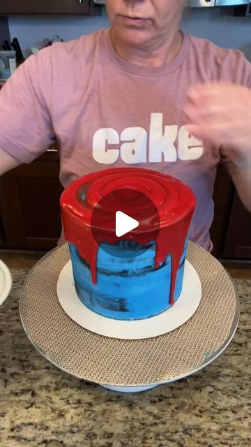 Diy Spiderman Cake Easy, Spiderman Buttercream Cake Ideas, Spider And Friends Cake, Little Boy Birthday Cakes, Spidy Cake Birthday Boys, Spiderman Cake Ideas Easy, Spider Man Cakes For Boys, Superhero Cake Ideas, Superhero Cake For Boys