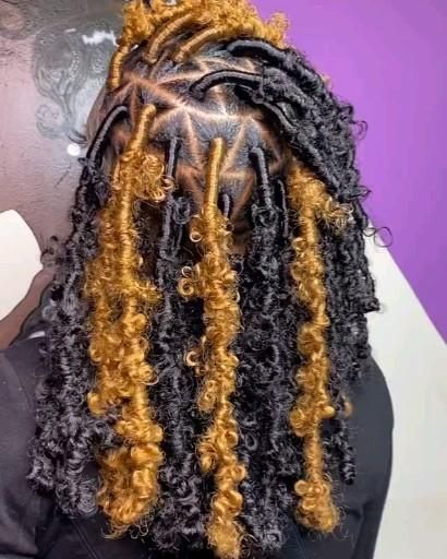 Pin by Kareena Hilton on Hair and Beauty [Video] | Faux locs hairstyles, Hair styles, Crochet hair styles Hawaiian Clover Locs, Hair Styles Crochet, Birthday Braids, Butterfly Locks, Black Hair Video, Crochet Styles, Soft Locs, Lil Girl Hairstyles, Butterfly Locs