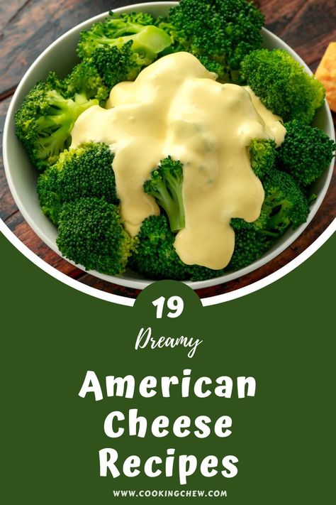 Enjoy this list of 19 American cheese recipes that ooze with cheesiness and creaminess, from crowd-pleasing nachos to gooey sandwiches. Recipes Using American Cheese, Government Cheese Recipes, Recipes With American Cheese, Processed Cheese Recipes, How To Make American Cheese, Queso With White American Cheese, How To Make Queso With Shredded Cheese, Easy Farmers Cheese, American Cheese Recipes