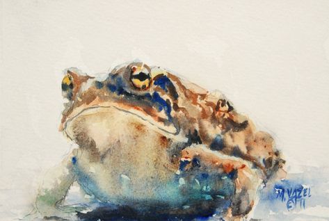 Bow Tattoo Designs, Toad House, Brown Watercolor, Frog Tattoo, Bow Tattoo, Eclectic Art, China Painting, Color Painting, Frog And Toad