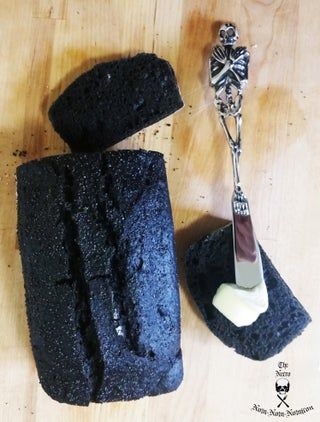 Black Like My Soul Bread : 5 Steps (with Pictures) - Instructables Activated Charcoal Recipes, Charcoal Bread, Soul Bread, Black Like My Soul, Black Bread, Spooky Dinner, Goth Kitchen, Halloween Menu, Black Like Me