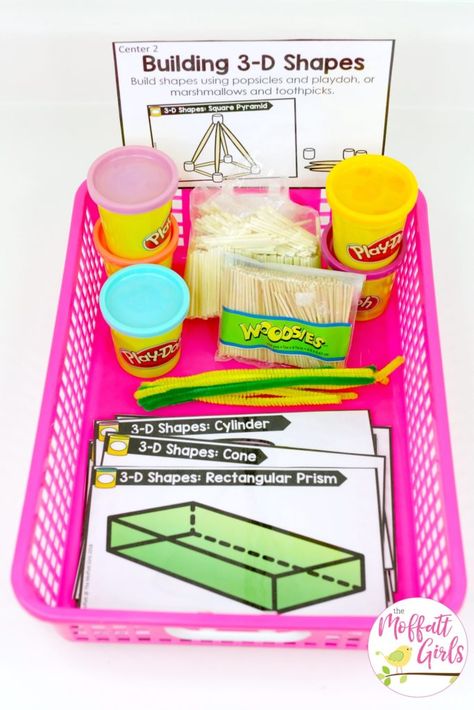 Basic Geometry, Eureka Math, Shapes Activities, Second Grade Math, Math Methods, Math Geometry, 3d Shapes, Homeschool Math, Pipe Cleaners