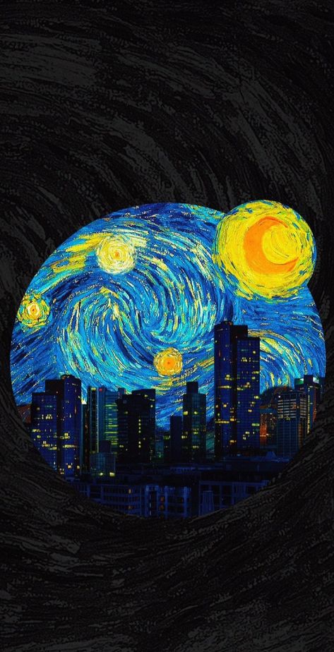 Cute wallpapers #wallpapers | Cute Wallpaper | TikTok We Don't Talk Anymore, Van Gogh Wallpaper, Wallpapers Cute, The Starry Night, Cloud Wallpaper, Van Gogh, Starry Night, Cute Wallpapers, Wallpapers