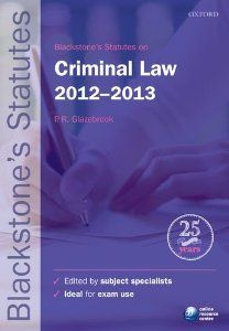 Blackstone's Statutes on Criminal Law, Peter Glazebrook (Editor) [TRF] Exams Tips, Employment Law, Oxford University Press, Family Law, World Of Books, Download Books, Book Print, Reading Online, Books Online