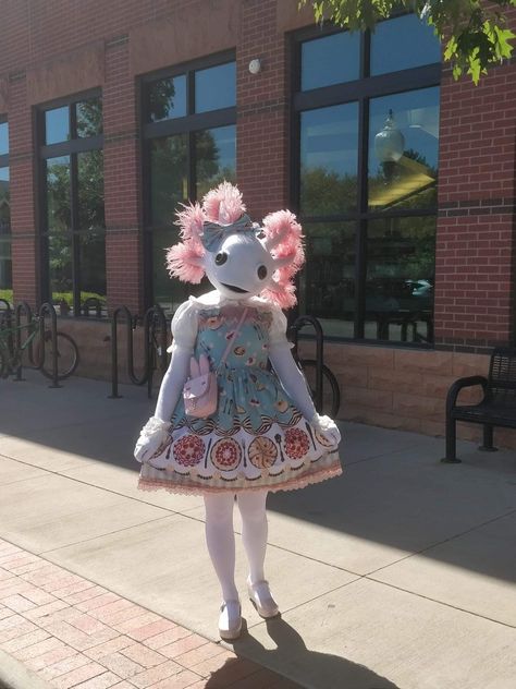 Axolotl Cosplay, Anthro Axolotl, Axolotl Fursuit, Axolotl Fursona, Axolotl Character, Axolotl Costume, Creature Costume, Sea Creature Costume, Axolotl Cute