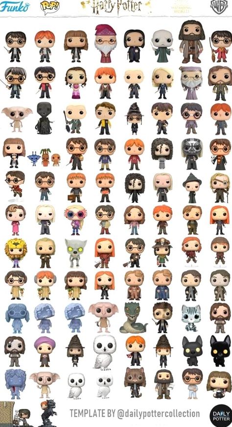 Harry Potter funko pops Harry Potter Funko Pop Collection, Harry Potter Pop Figures, Disney Pencil Drawings, Disney Funko Pop, Star Wars Funko Pop, Marvel Funko Pop, Funko Pop List, Best Funko Pop, Imprimibles Harry Potter