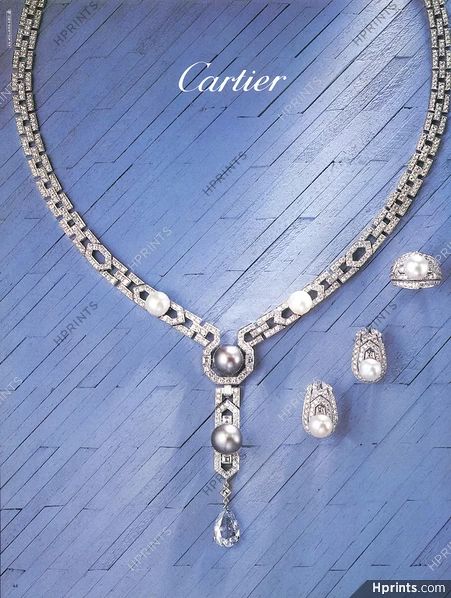 Cartier 1987 Necklace — Advertisements General Clothes, 1980 Fashion, 1940s Jewelry, Cartier Vintage, Jewelry Cartier, Cartier Necklace, Jewelry Knowledge, Glamorous Jewelry, Diamond Bracelet Design