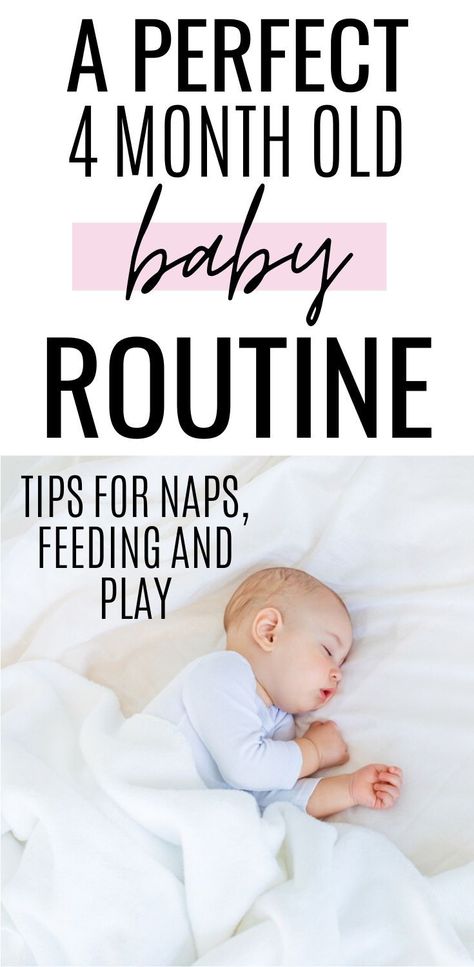 4 Month Old Routine, 4 Month Old Schedule, 4 Month Old Sleep, Perfect Routine, 4 Month Old Baby, Sleeping Tips, 4 Month Baby, Baby Routine, Baby Schedule