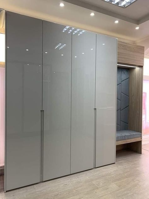 Bedroom Almeera Design, Cupboard Makeover, Wardrobe Laminate Design, Sliding Door Wardrobe Designs, Wall Wardrobe Design, Wardrobe Design Modern, Almirah Designs, Armoire Dressing, Modern Cupboard Design