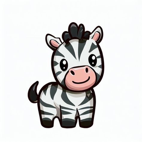 Cute zebra Zebra Cute Drawing, Zebra Doodle Easy, Clipart Aesthetic, Zebra Clipart, Donkey Drawing, Zebra Cartoon, Zebra Drawing, Zebra Illustration, African Elegance