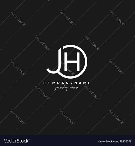 Logo With Circle, Circle Template, Initial Letter, Initial Letters, Letter Logo, Business Names, Creative Business, Vector Logo, Png Images