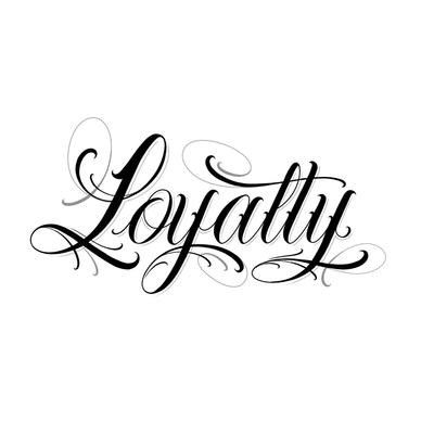 Loyalty In Different Fonts, Trust Tattoo Fonts, Women’s Tattoo Stencils, Loyalty Stencil, Word Arm Tattoo Men, I’m Sorry Tattoo, Font Tattoo Ideas Men, Tattoo Asthetic Picture Women, Loyalty Graffiti