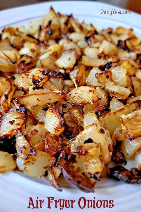 Air Fryer Onions, Onion Grilled Cheese, Cooking Onions, Air Fried Food, Air Fryer Oven Recipes, Air Fry Recipes, Air Fryer Dinner Recipes, Air Fryer Recipes Easy, Onion Recipes