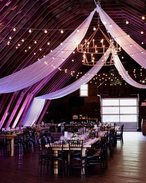 Upstairs at The Barn at Perona Farms. Originally a Dairy barn form the 1930s this lofted space is authentically rustic, not made to look that way. Perona Farms, Indoor Ceremony, Rustic Wedding Venues, Countryside Wedding, Cocktail Reception, Farm Barn, The Barn, That Way, Rustic Wedding