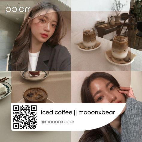 Polarr Filters Code Coffee, Brown Polarr Filter Code, Korean Coffee, Polarr Filters Code, Filters App, Vintage Filters, Polar Filter, Photography Editing Apps, Lightroom Editing Tutorials