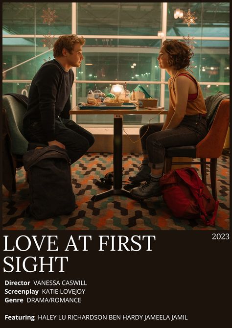 2023
rom com 
Haley Lu Richardson 
Ben Hardy 
Love at first sight 2023 movie 
Love at first sight netflix 
Netflix 
Netflix movie 
Romance movies 
2023 romance movies Ben Hardy Love At First Sight, Love At First Sight Movie, At First Sight Movie, Movie Poster 2023, Poster 2023, Haley Lu Richardson, Ben Hardy, Fav Movies, Netflix Movie