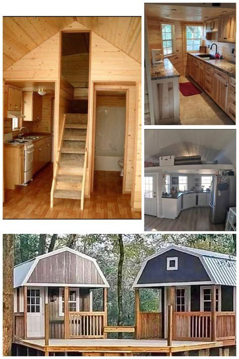 +12,000 Shed Plans and Woodworking Projects with designs and patterns! Click Here For Instant Access! #sheddesigns #shedhomeplans #shedorganization #shedplan #shedsplans #shedstorage #sheddecking #sheddeck #shedsbuildingplans Tiny Cabin Family Of 4, Tiny Home Renovation Ideas, Amish Shed Tiny House, Shed Homes Interior, Idaho Living, Build Shed, Shed Homes Ideas, Amish Cabins, Easy Shed