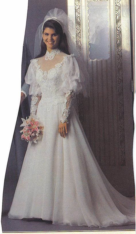 80's or 90's 1987 Wedding Dresses, 80 Wedding Dress, 80s Style Wedding, Wedding Dresses 80s, Eve Of Milady Wedding Dresses, 1980s Wedding Dress, 90s Wedding Dress, Old Wedding Dresses, Gowns Vintage