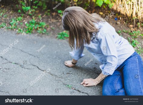 Woman lying on the ground injured with very bad health condition - Teenage person falling needing medical support #Ad , #AFFILIATE, #injured#bad#health#Woman Ground Reference, Person Falling, Infographic Design Template, 3 Friends, Very Bad, Body Poses, On The Ground, Infographic Design, Pose Reference